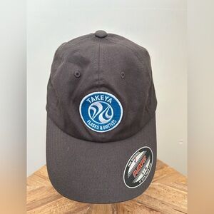 Takeya Charcoal Gray Logo Baseball Cap - Blue Patch